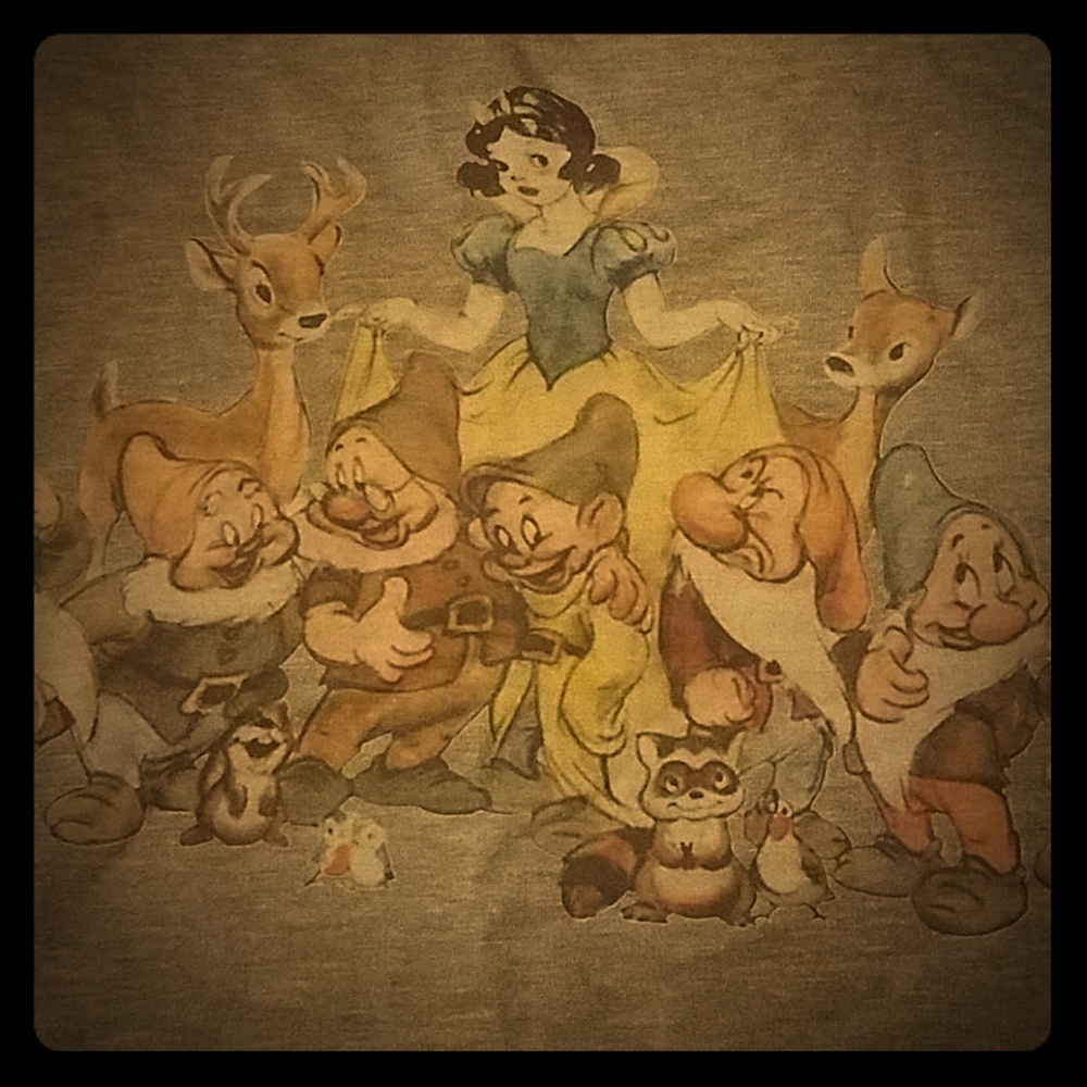 Disney Snow White Vintage Look Shirt Small NWT